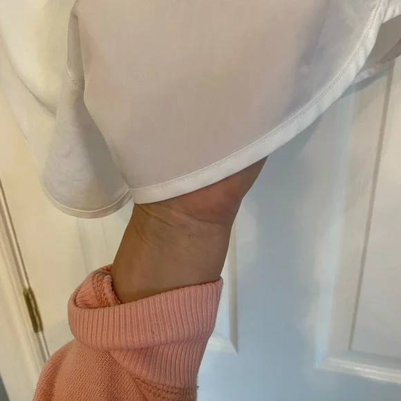 Nike Womens Medium White Dri-Fit Tempo Lined Running Shorts - Picture 9 of 12